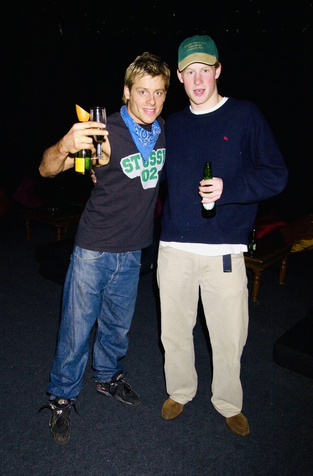 Backstage moments, 2003, before image management became choreography.
